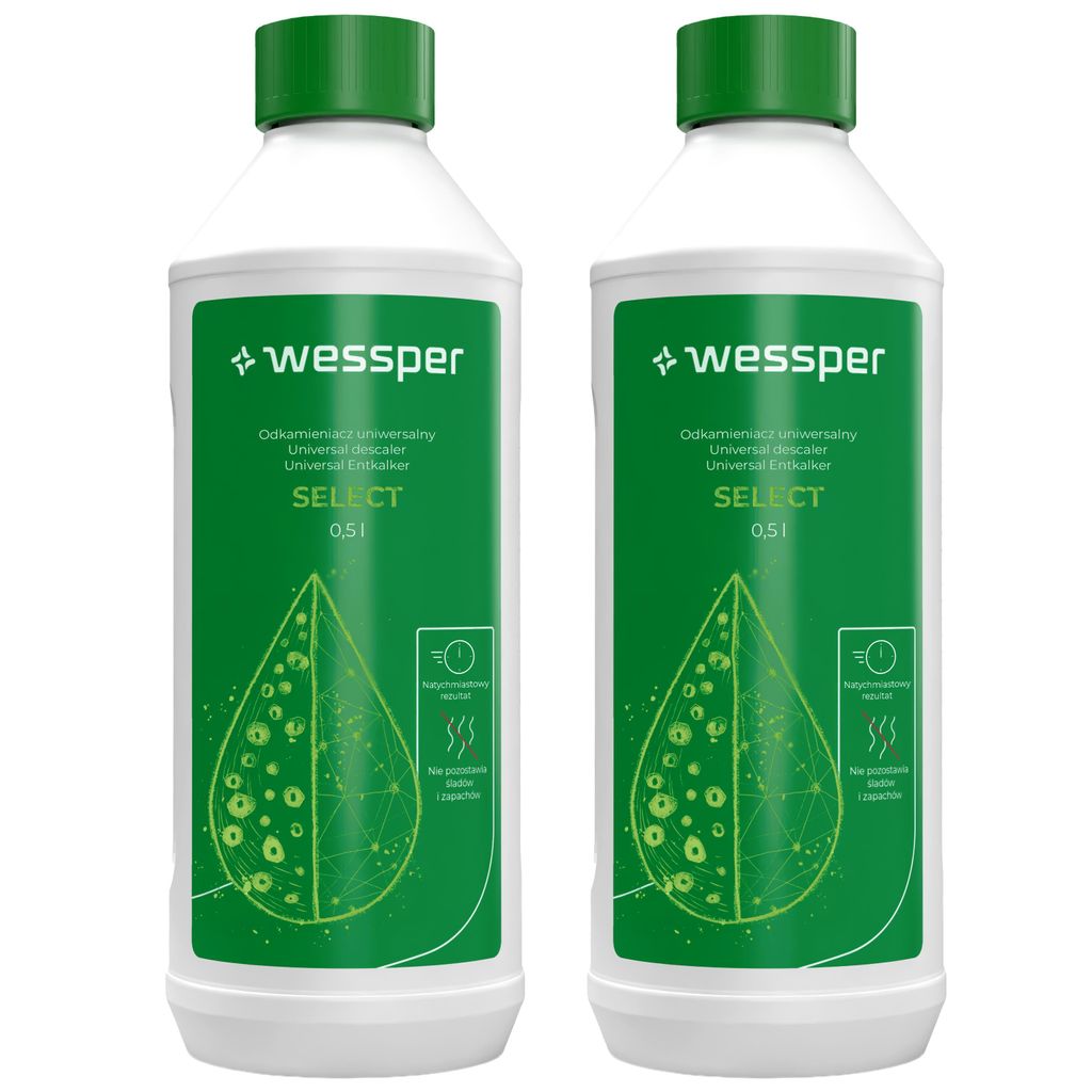 Wessper CleanMax Green Entkalker 2×500 ml – ökologisch, Produktbild 