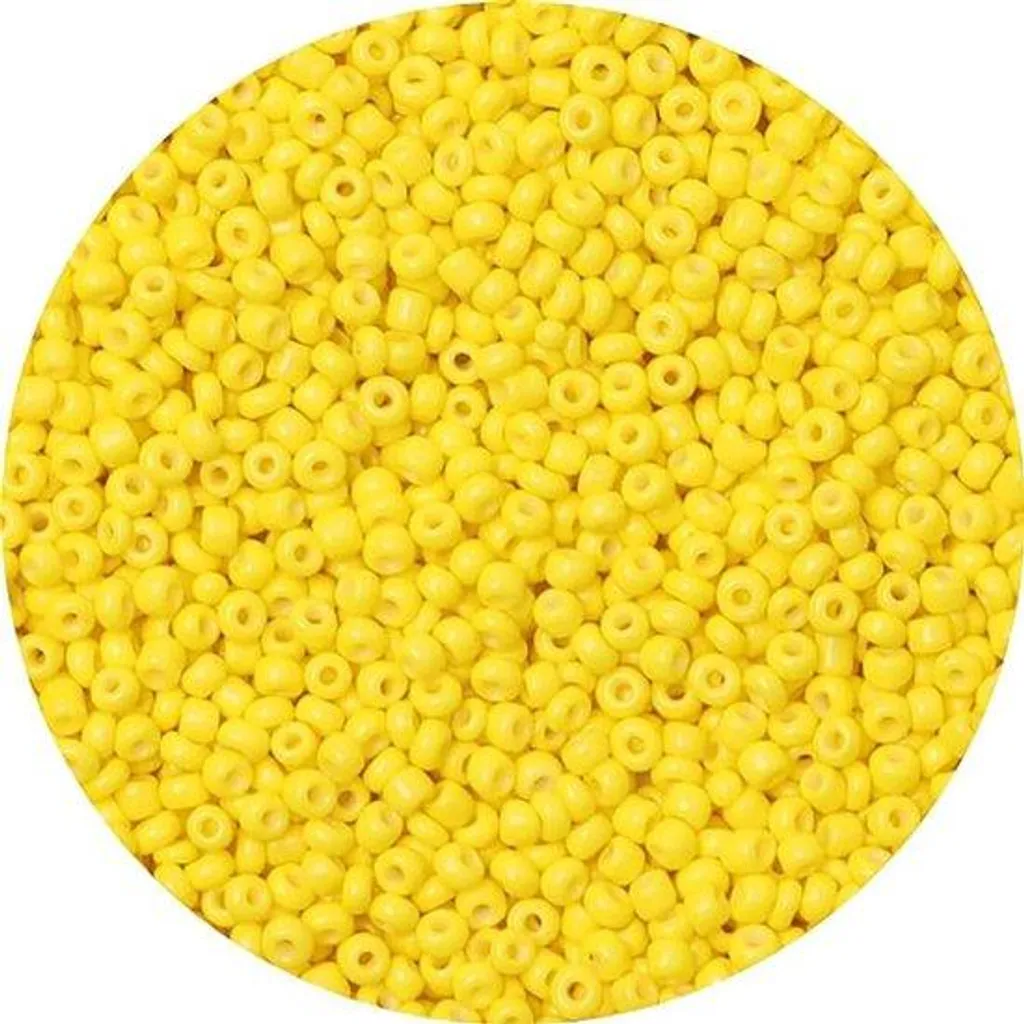 Perles de verre 2mm 12/0 calibrées pour éviter les casses au tissage