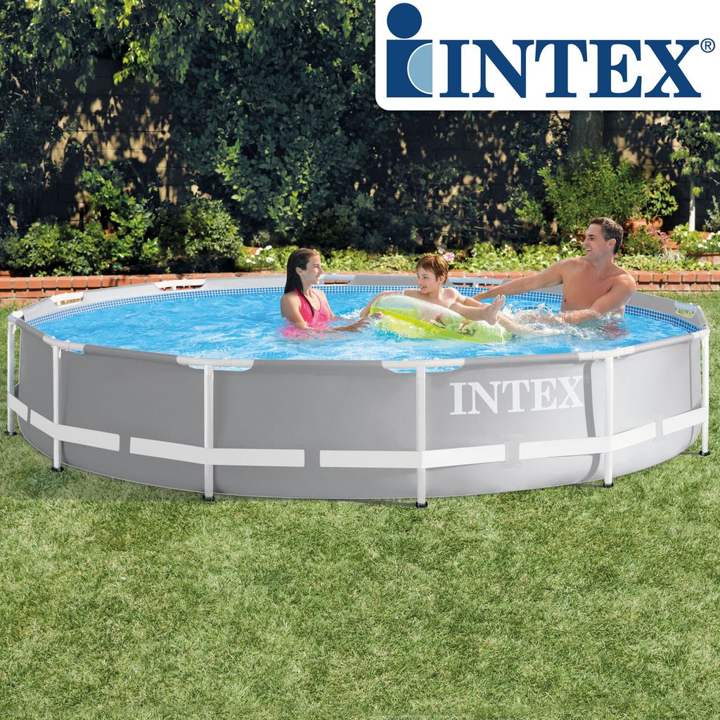 Intex 26710 - Gartenpool Prism 366 x 76 cm Metal Frame Pool Produktbild 30