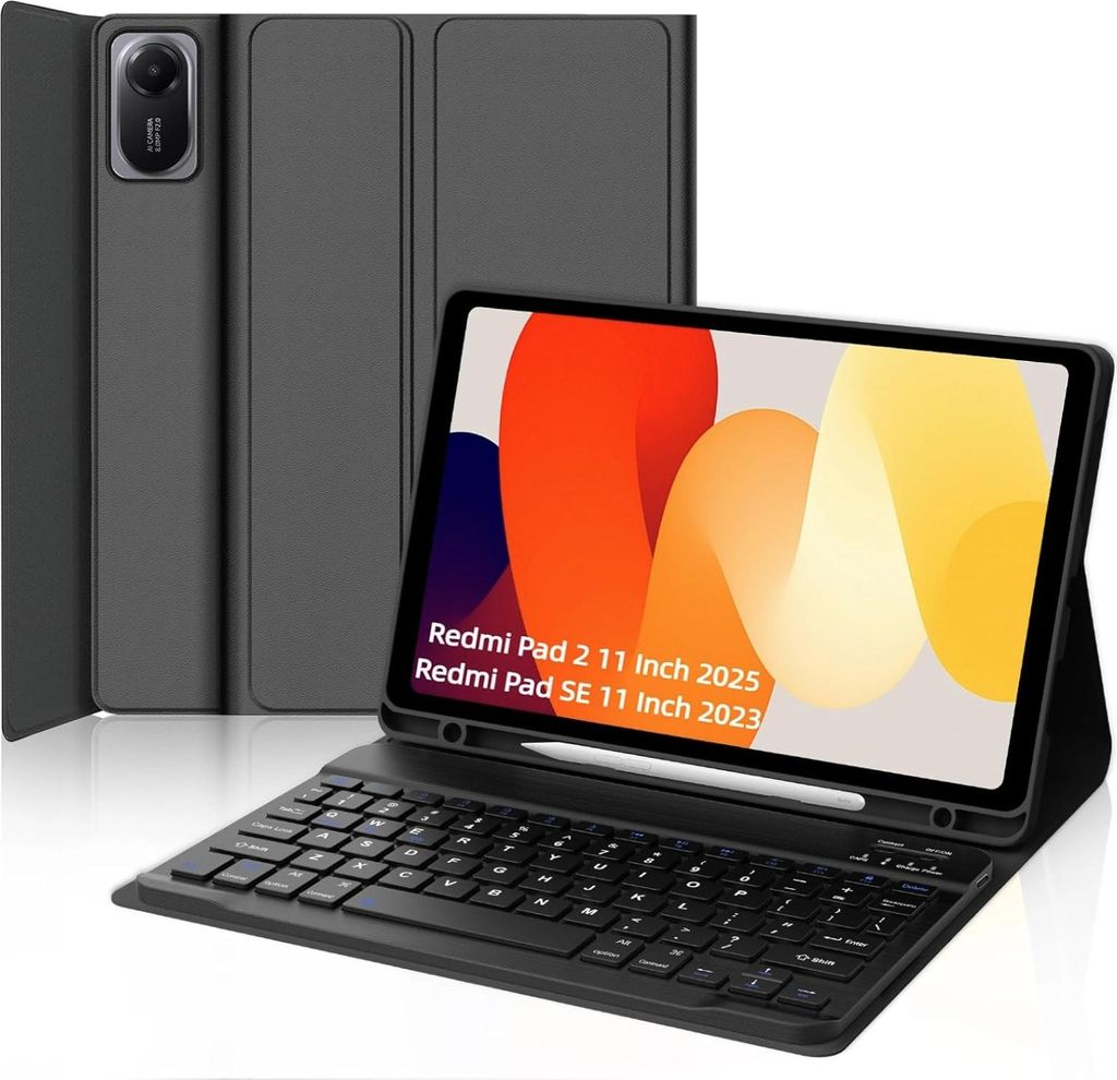 ETUI I KLAWIATURA BLUETOOTH BEZPRZEWODOWA do XIAOMI REDMI Zdjęcie produktu 