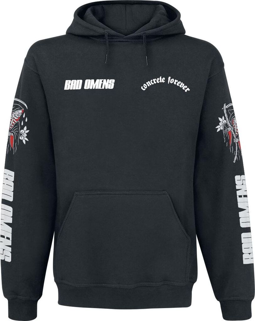 Bad Omens Kapuzenpullover Herren Reaper With Flowers schwarz 4XL
