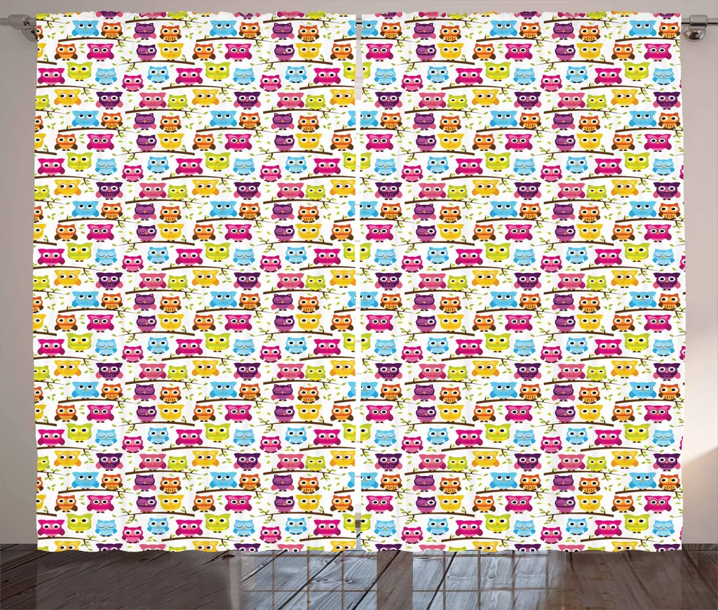 Tende ABAKUHAUS Gufo Rustico 280x175 - Lavabili e Facili da Appendere