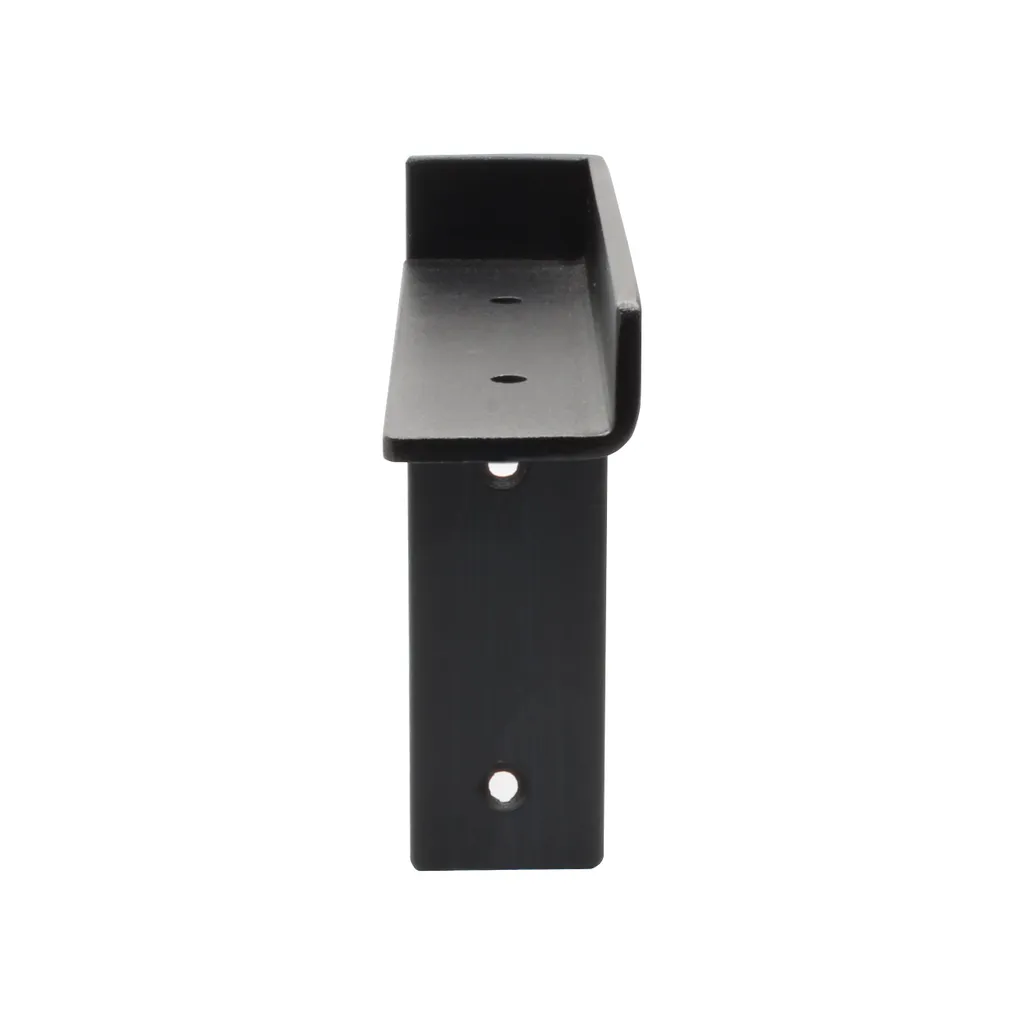 Supporto per Scaffale Zehlendorf 2 Pezzi - Acciaio Robusto Nero - 8