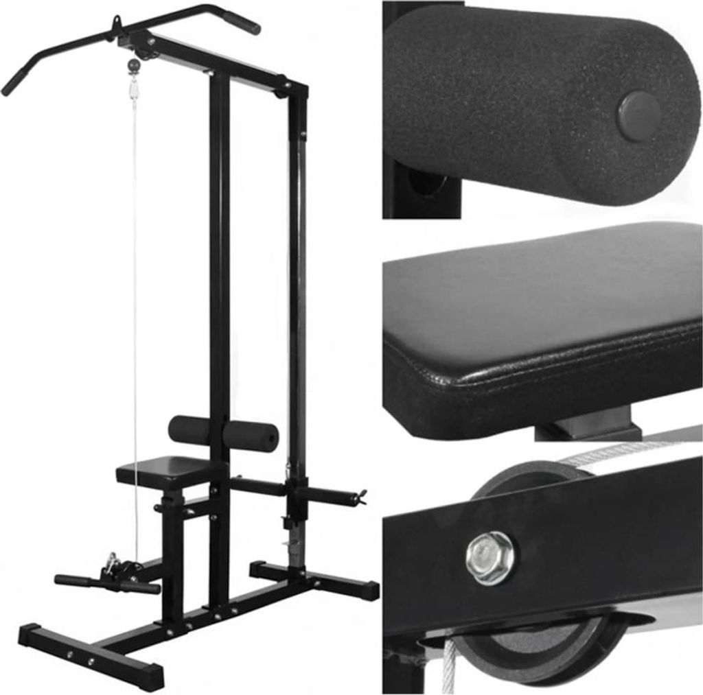 vidaXL Fitnessstation mit Gewichtsscheiben 40 kg