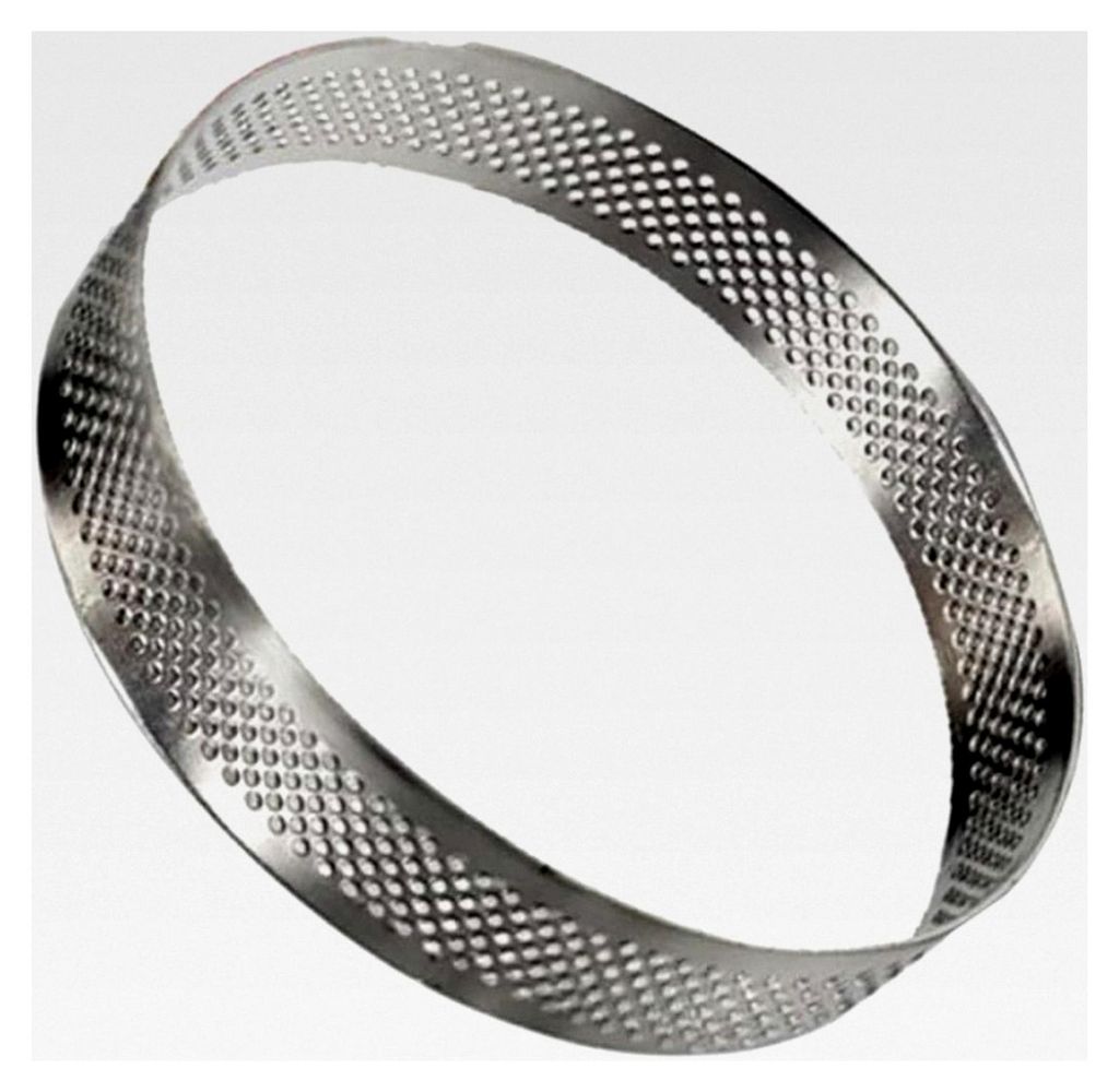 Edelstahl Backring 6,5 cm Rund Mousseform Tarteform Backrahmen für kleine Kuchen