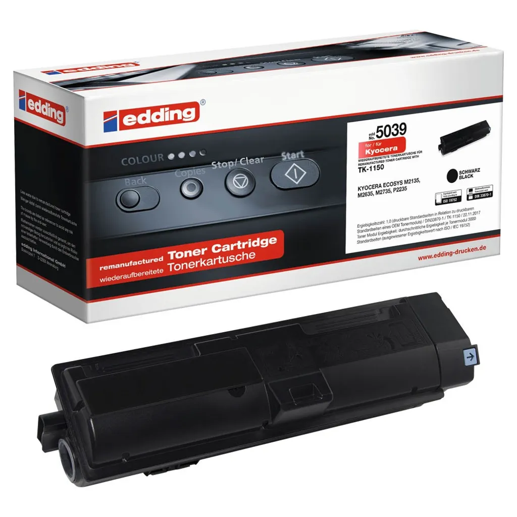 edding Toner 18-5039 wie Kyocera TK-1150 schwarz (18-5039)