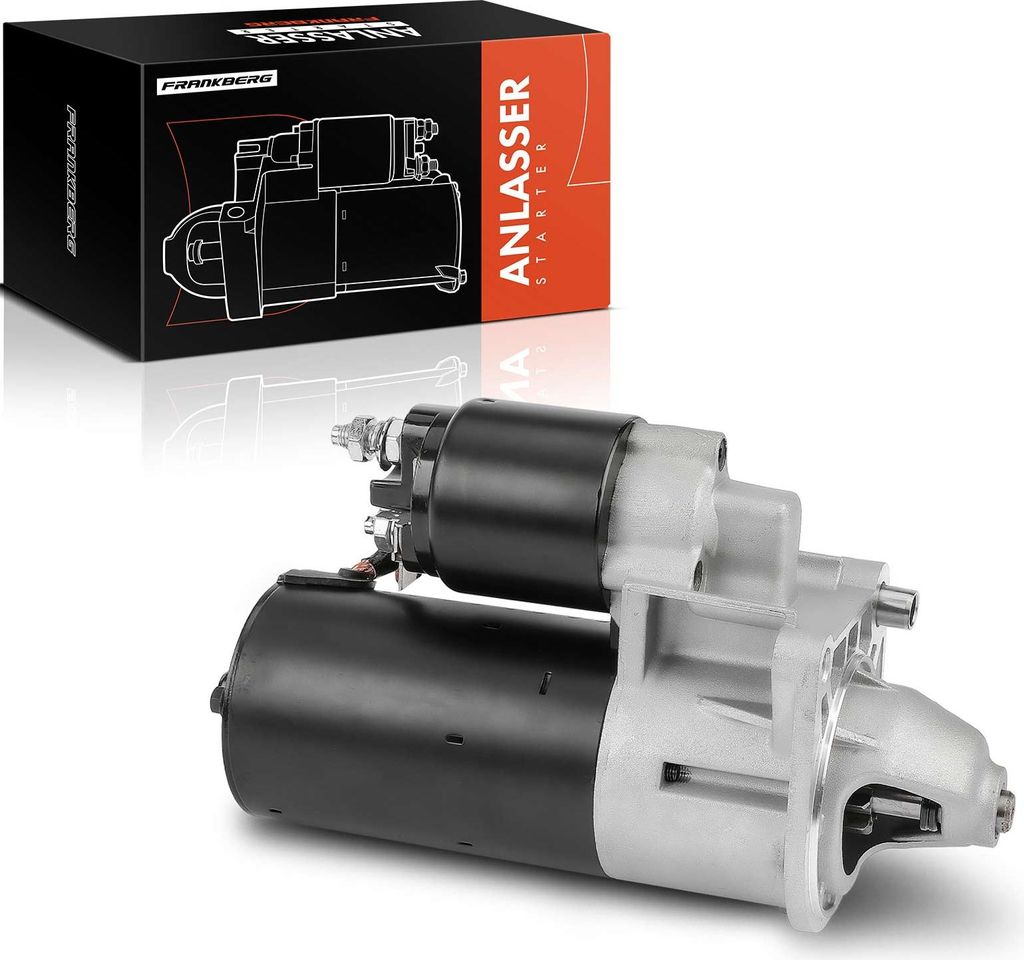 Frankberg 1x Anlasser Starter für Alfa Romeo 147 155 156 Sportwagon 164 166 GT GTV Spider Fiat Croma Lancia Kappa Coupe