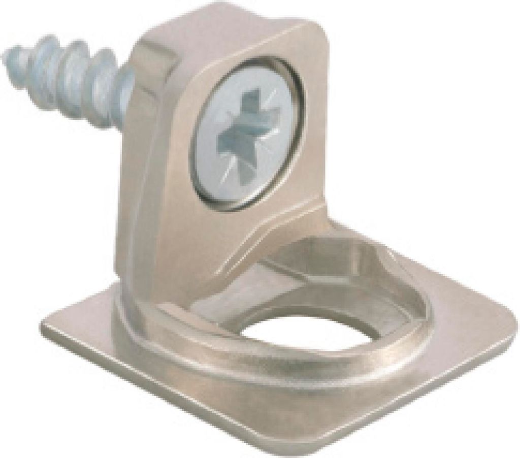 ITALIANA FERRAMENTA Tablar-Bodenträger PK2 Tablarstärke 16 mm ø 3 mm, vernickelt