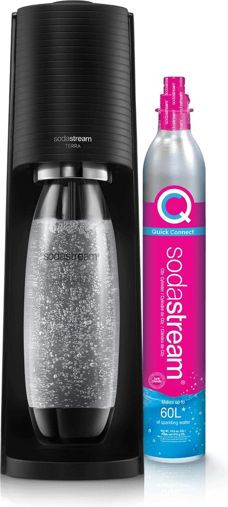 SodaStream Terra, Čierna, 134 mm, 198 mm, 430 mm, 198 mm, Obrázok produktu 
