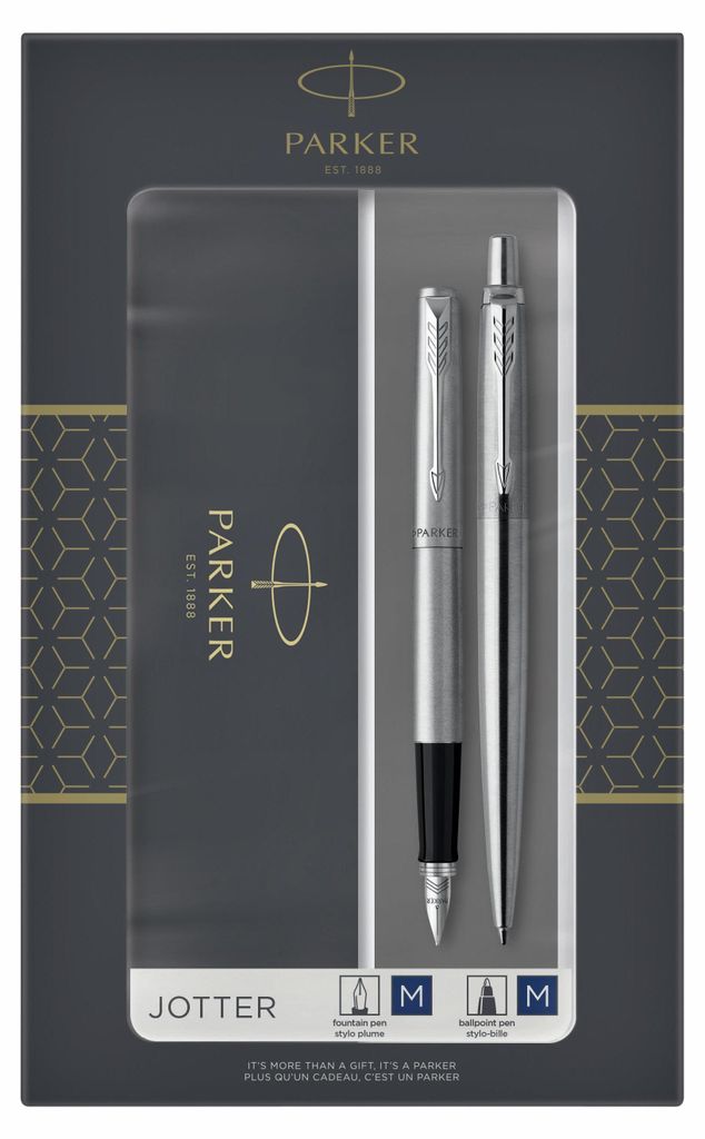 Parker Jotter acier inoxydable C.C. DuoSet incl. boîte Image du produit 