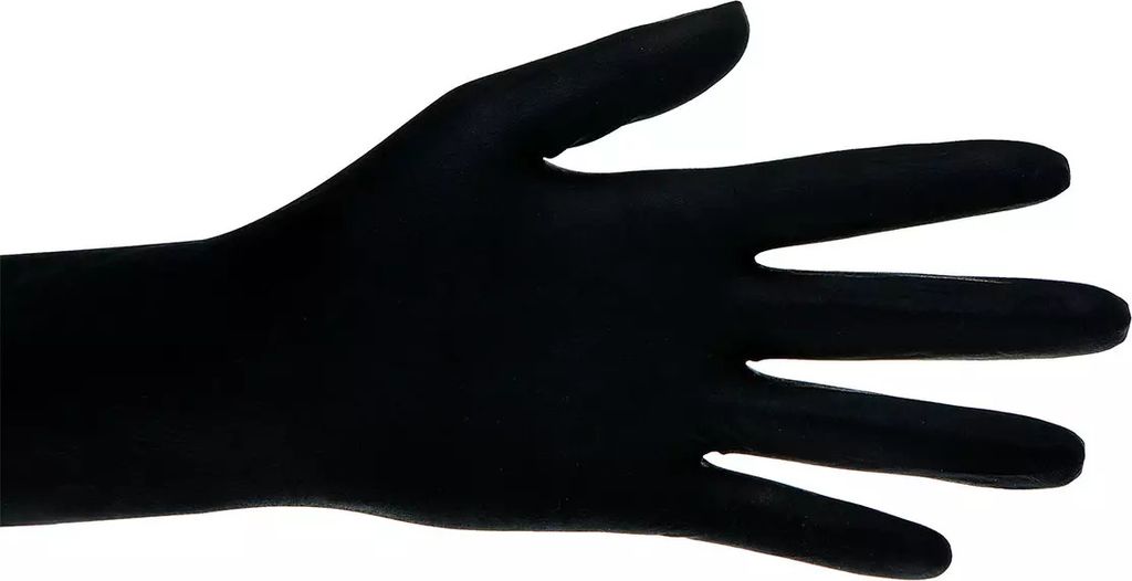 Latexhandschuhe, schwarz, Größe M, puderfrei, Style Latex Produktbild 