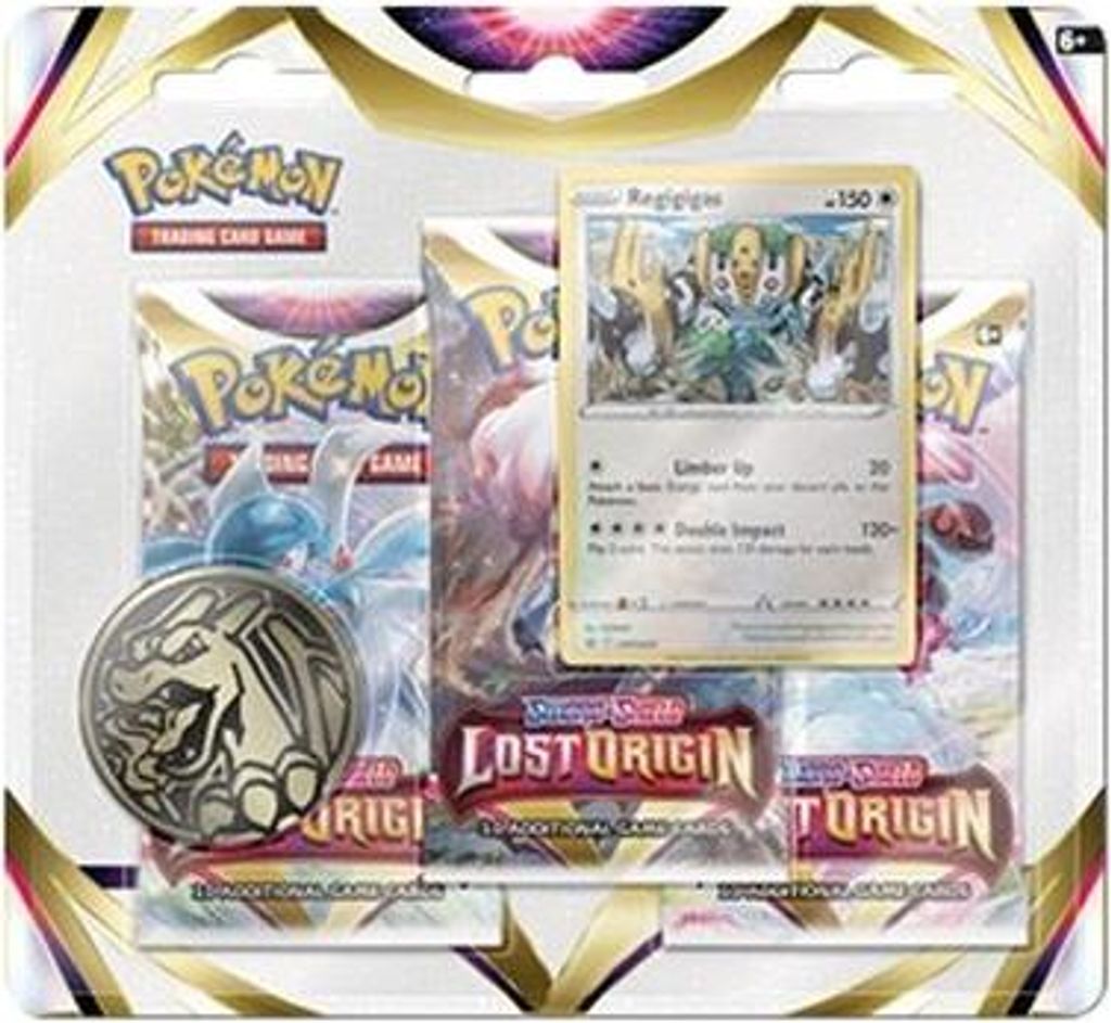 Pokemon Lost Origin: Regigigas 3-Pack Blister Immagine del prodotto 