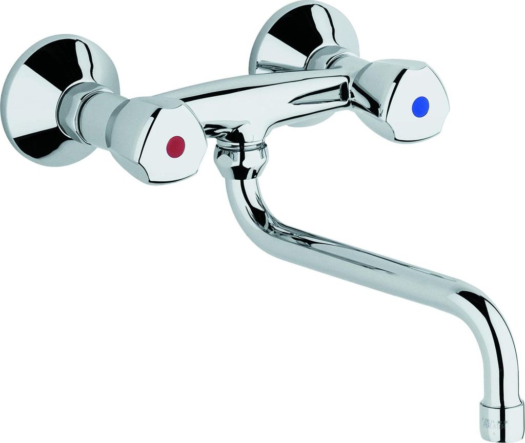 Kludi Spültisch-Wandarmatur Standard Auslauf 210mm Produktbild 
