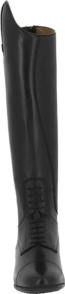 Bottes de cavalier en cuir noir avec lacets Equitheme taille 36 mixte - 2