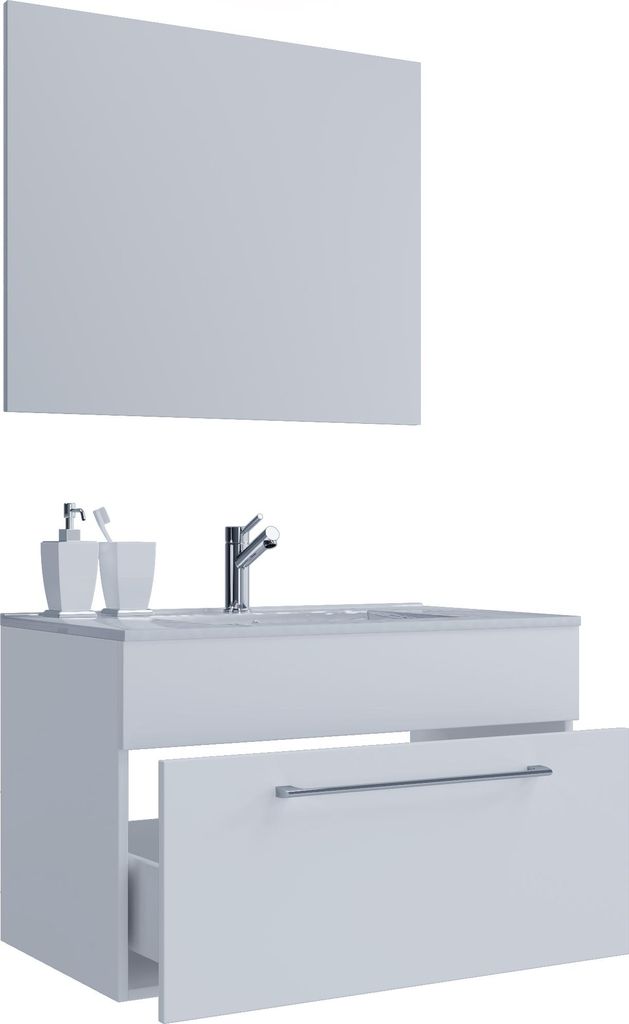 3 stk. Håndvask håndvask | Basin skab bredde 80 cm | Produktbild 