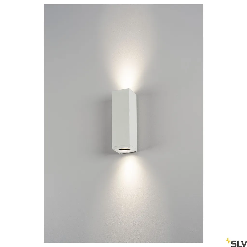 Theo Up&Down Bianco Lampada Parete GU10 2x50W | Illuminazione Design - 5