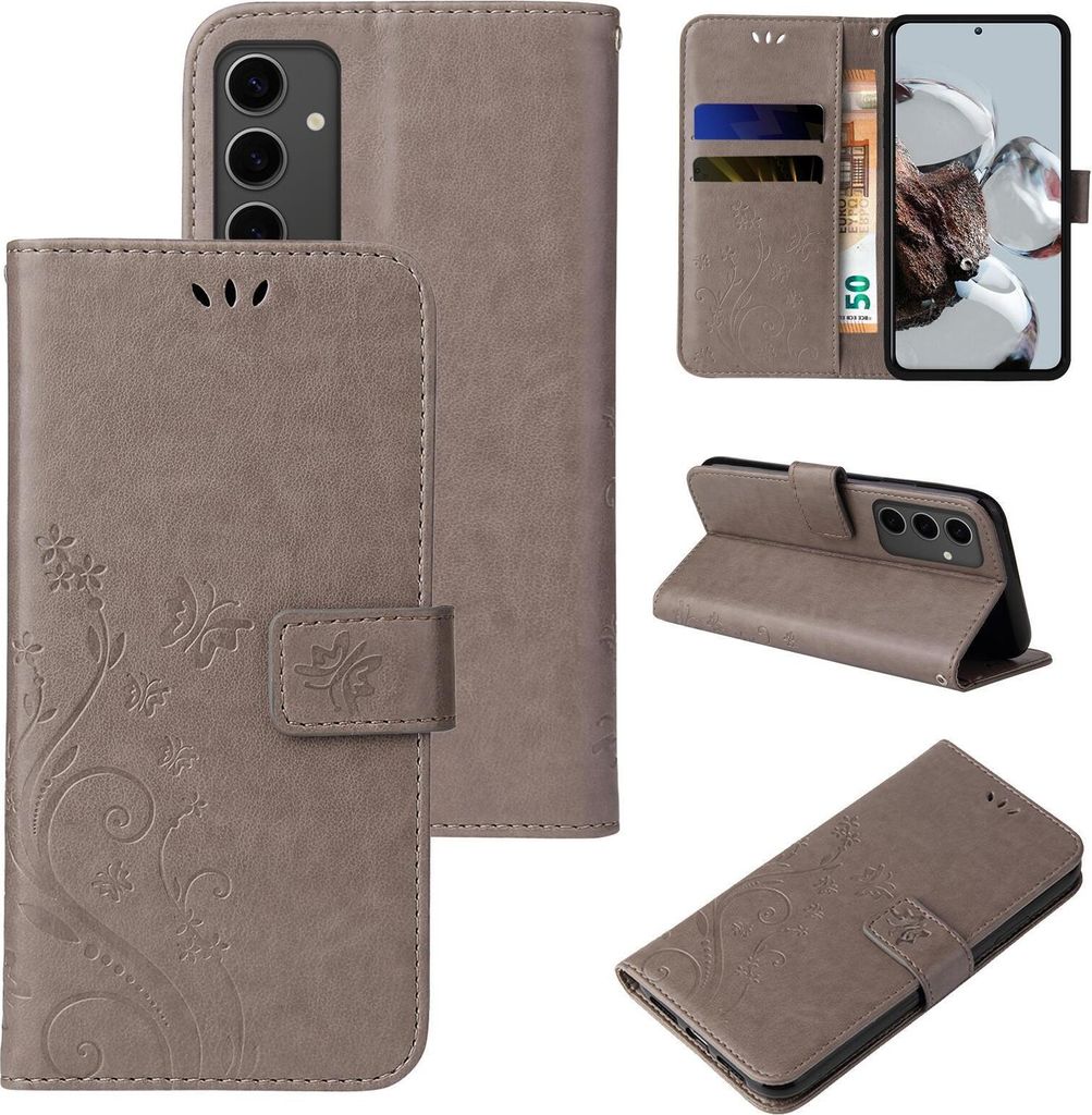 Handyhülle für Samsung Galaxy S24 FE Floral Blumen Produktbild 