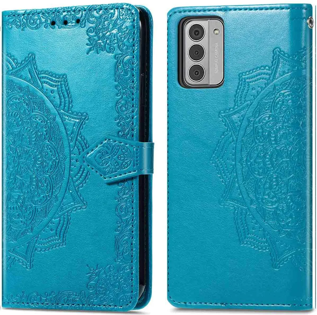 Custodia a libro imoshion Mandala Nokia G42 - Turchese
