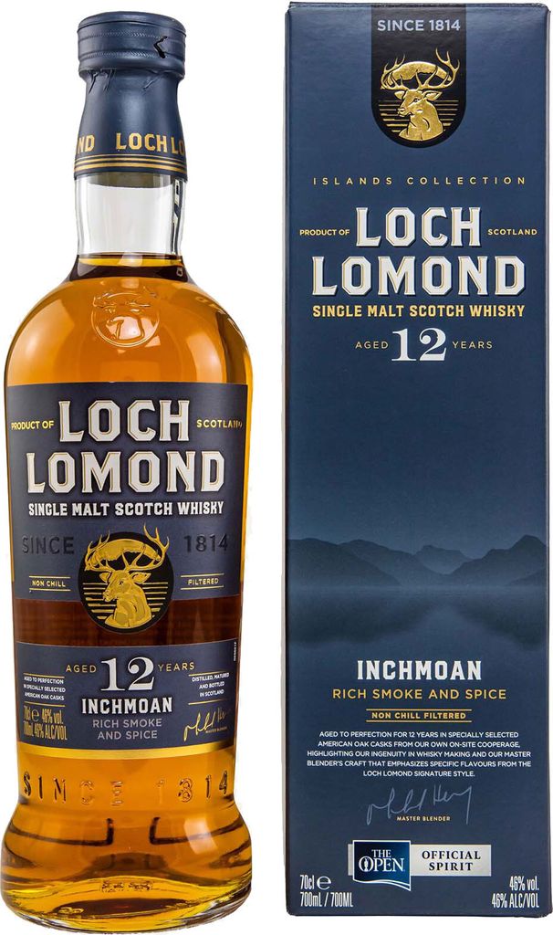 Loch Lomond 12 Jahre - Inchmoan - Rich Smoke and Spice - Single Malt Scotch Whisky