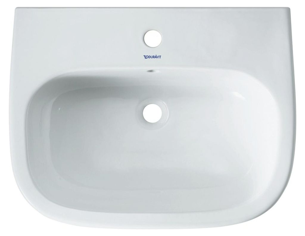 DURAVIT 2310600000 Waschtisch D-Code 600 mm mit ÜL, mit Produktbild 