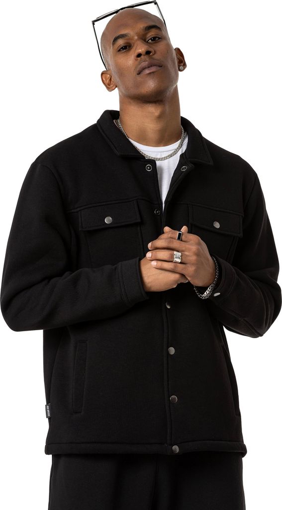 Red Bridge Herren Sweatjacke im Hemd-Look Schwarz L Produktbild 