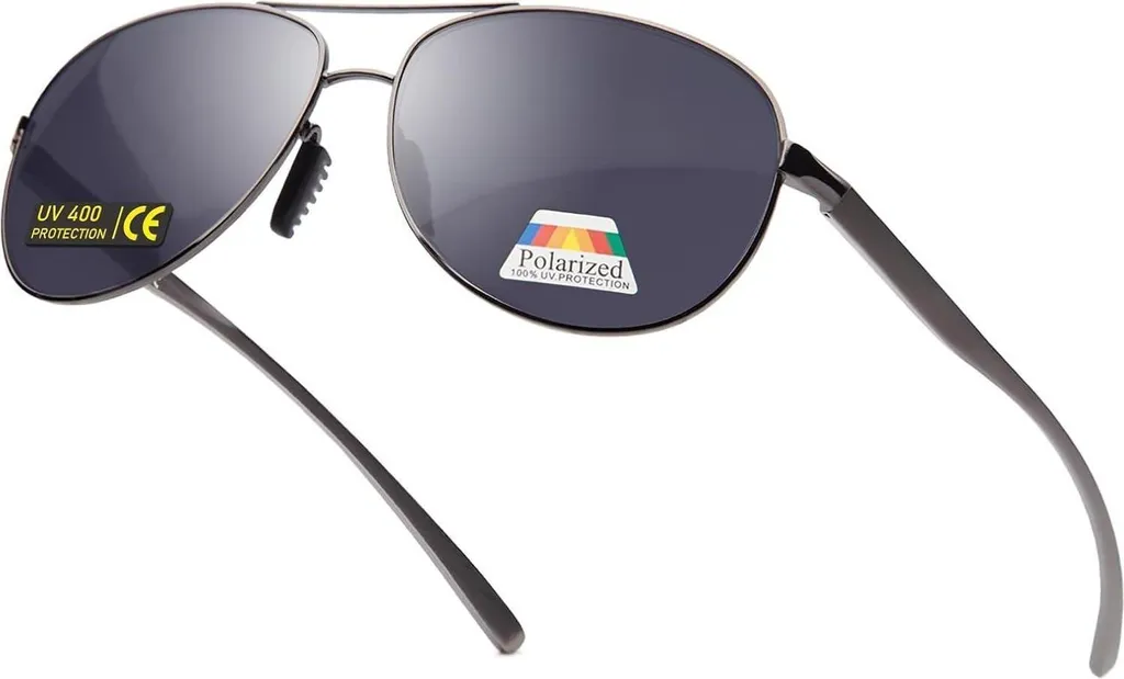Occhiali Aviatore Polarizzati Protezione UV400 Alta Definizione