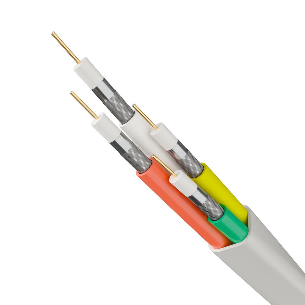 hb-digital 20m Koaxialkabel Quattro 100dB 2 Fach geschirmt Produktbild 2