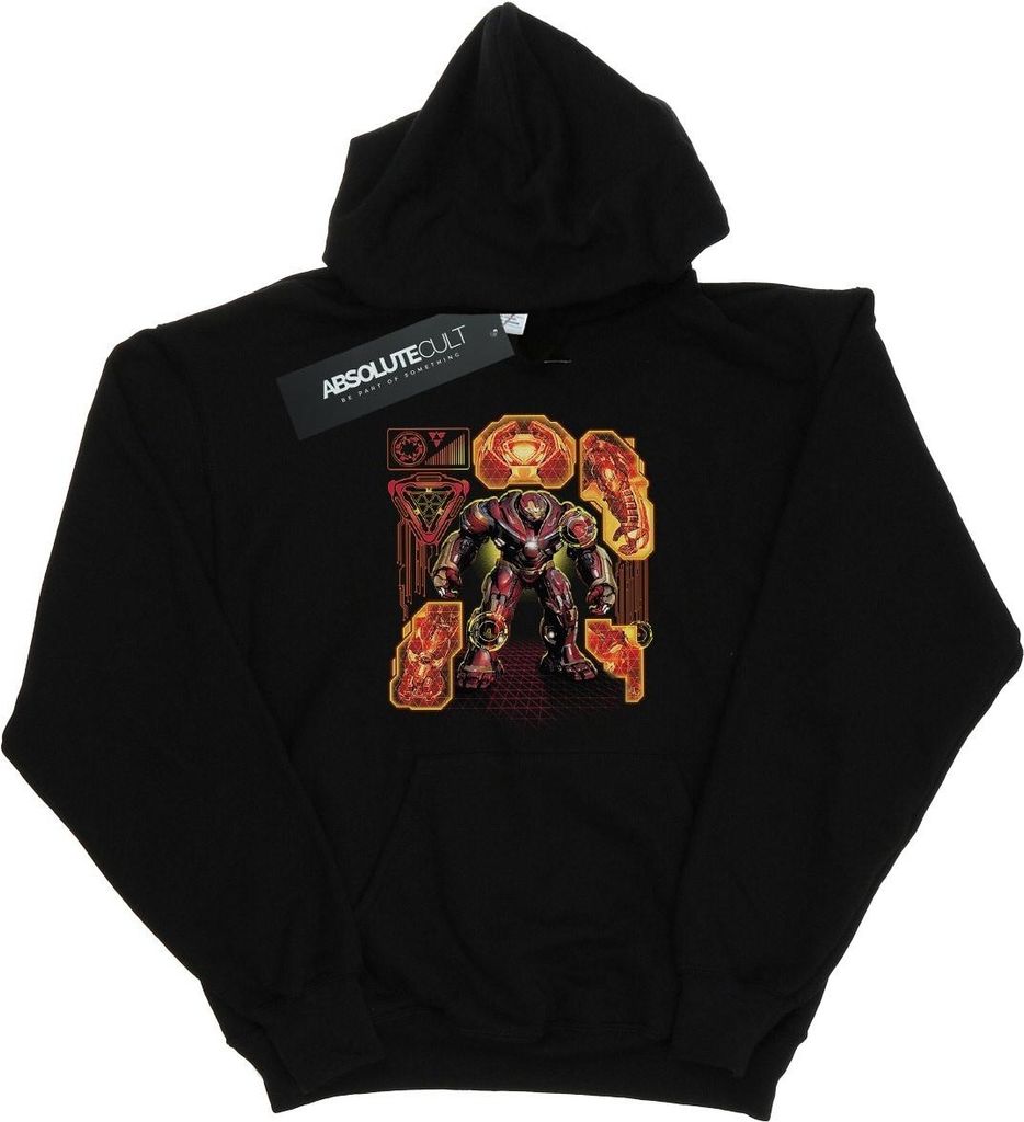 Marvel - "Avengers Infinity Warbuster" Kapuzenpullover für Jungen BI3101 (116) (Schwarz)