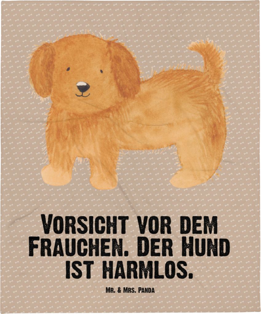Mr. & Mrs. Panda Fleecedecke Hund Flauschig - Hundeglück - Geschenk, Babydecke, Hundeliebe, Sprüche, Erstlingsdecke, Hunde, Witzig, Schlummerdeck...