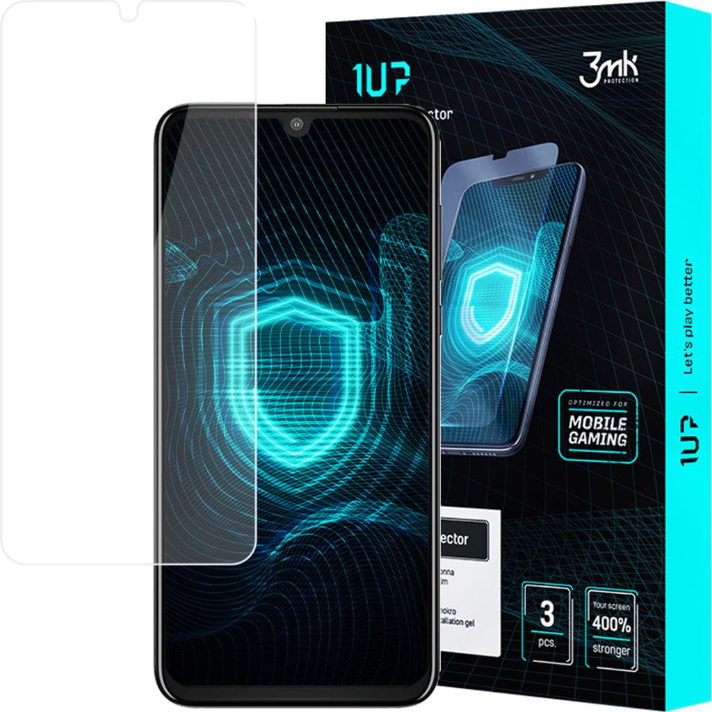 3mk Display Schutzfolie 1UP für Motorola One Zoom transparent Gaming (3 Stück)
