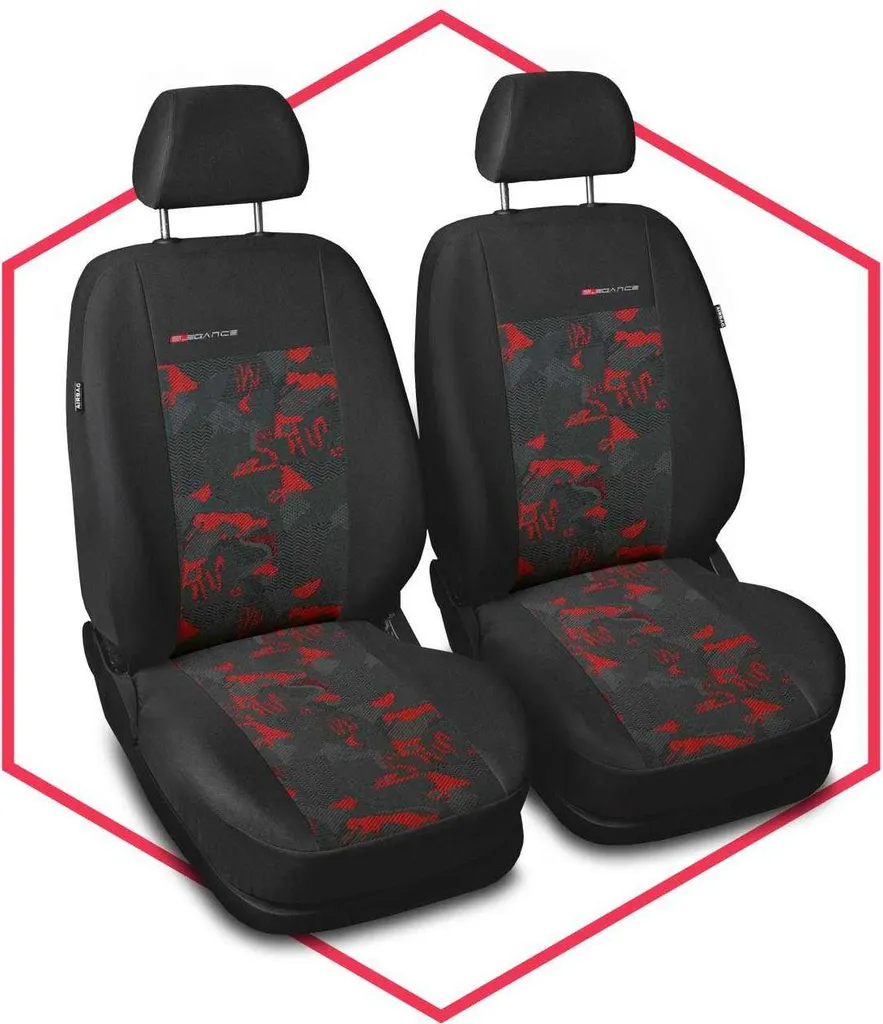 Set Di 2 Coprisedili Anteriori In Pelle PU Per Mercedes-Benz Classe C (2016-2020) – Impermeabili, Compatibili Con Airbag, Neri
