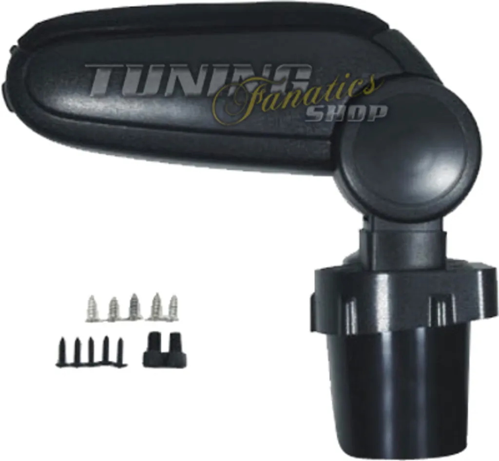 Bracciolo Kia Rio 2005-2011 MAL Tessuto Nero | Comfort Superiore