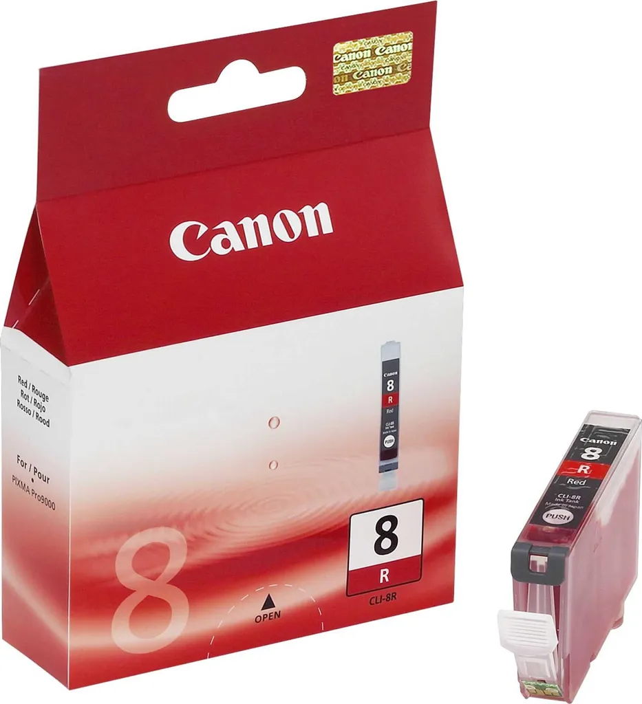 Canon CLI-8R Inchiostro Rosso Originale per PIXMA Pro9000 | Alta Resa