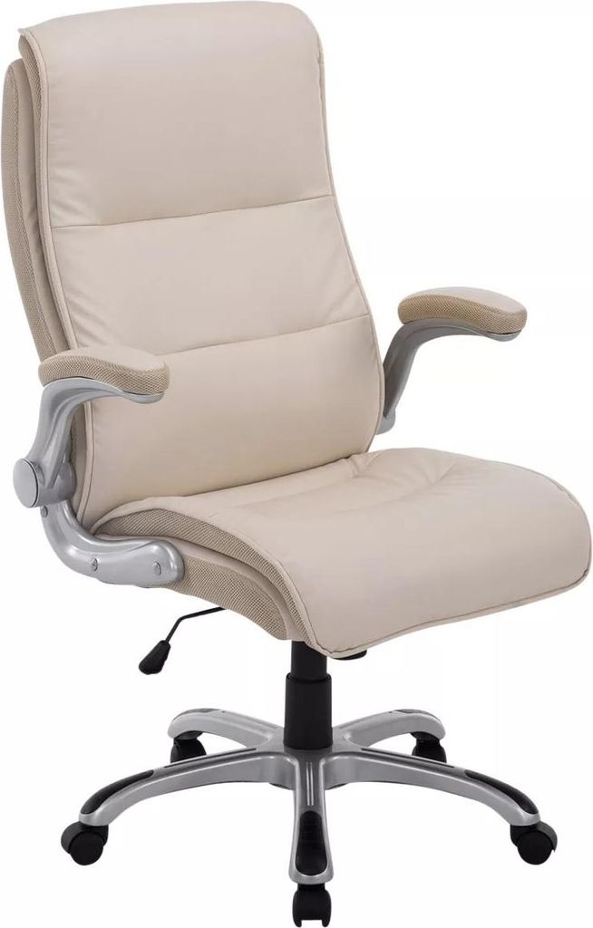Ergonomische Bürostuhl - Crème - Kunstleder - Für Produktbild 