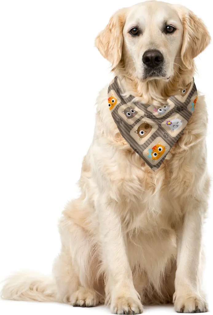 Bandana per Gatti ABAKUHAUS 55x55 Multicolore | Regalo Pet Lover