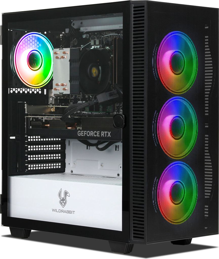 Ankermann Astral Gaming V3, AMD Ryzen 7 8700F, Nvidia GeForce RTX 5070 12GB, 16GB DDR5 RAM, 1TB NVMe SSD, Windows 11, WLAN, Libre Office