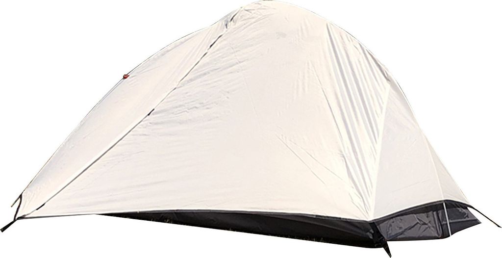 Ultraleichtes Campingzelt für 1 Person, Aluminiumstange, Outdoor-Wanderzelt, wasserdichtes Rucksackzelt, Weiß