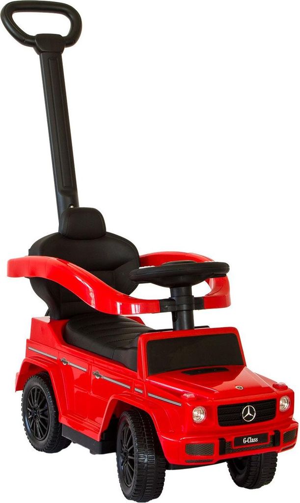 Rutschauto rot mit Schiebstange ab 1 Jahr, Rutschfahrzeug Produktbild 
