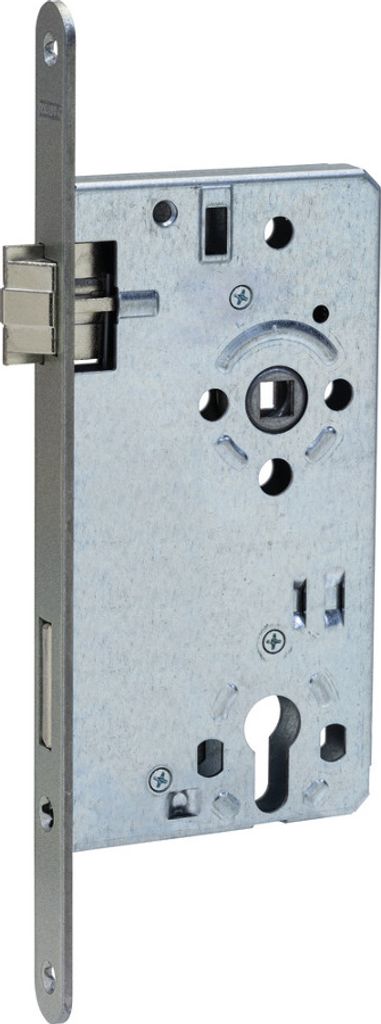 ABUS Haustür-Einsteckschloss (DIN: DIN links, Stulpfarbe: Stahl-nickel-silber) DIN: DIN links Stulpfarbe: Stahl-nickel-silber