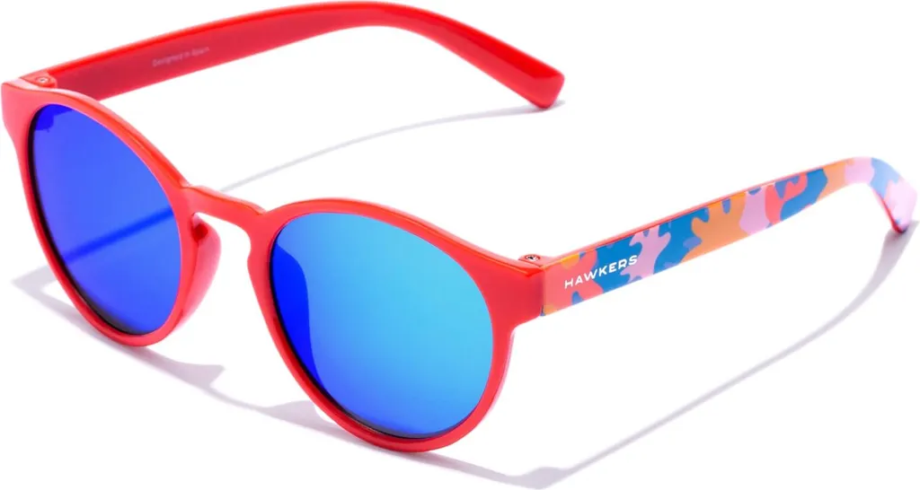 Hawkers Belair Kids Rosso: Occhiali da Sole Bimbo Ø 42mm UV400