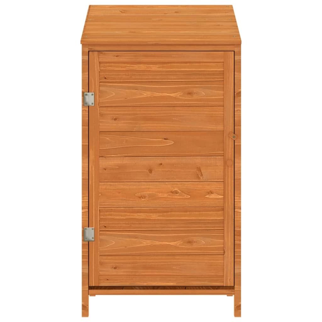 Möbel Gartenschrank/Gerätehaus Moderner design - Geräteschuppen - Garagenzelt Braun 55x52x112 cm Massivholz Tanne Top8866112