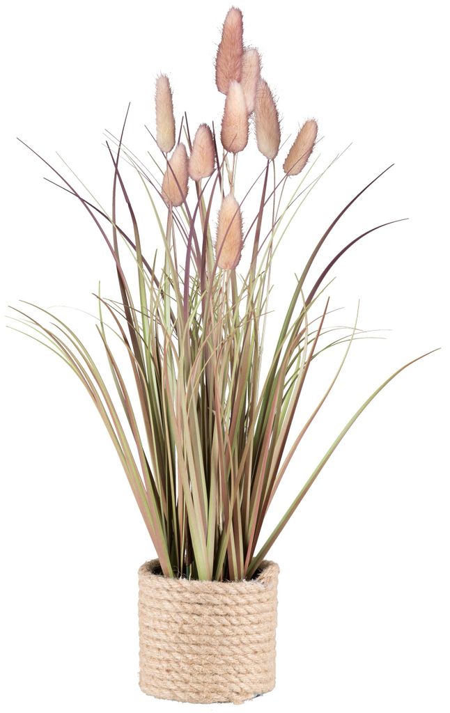 CREATIV green künstliche Gräser im Topf 41cm in rosa mit Produktbild 
