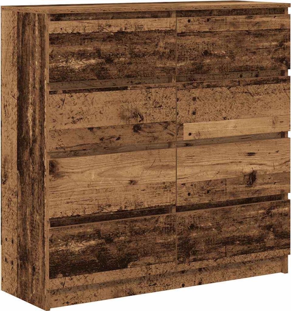 Sideboard Altholz-Optik 100x35x99 cm Holzwerkstoff