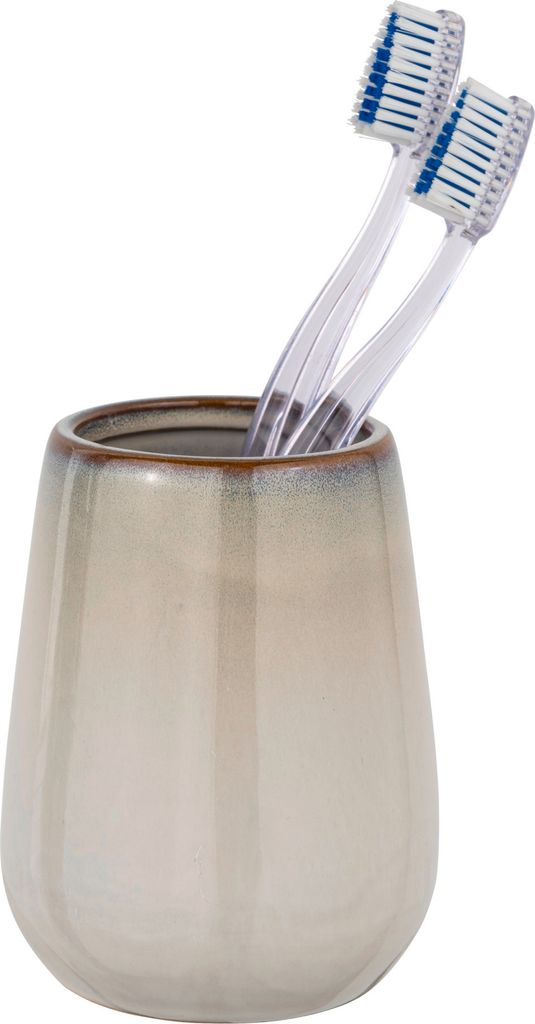SCHÖNER WOHNEN-Kollektion Keramik Zahnputzbecher Mod. Marano, zur Aufbewahrung von Zahnpflegeutensilien