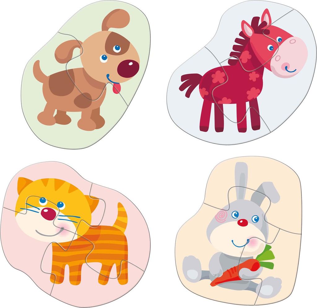 Haba 4 premiers puzzles Animaux jeunes Image du produit 