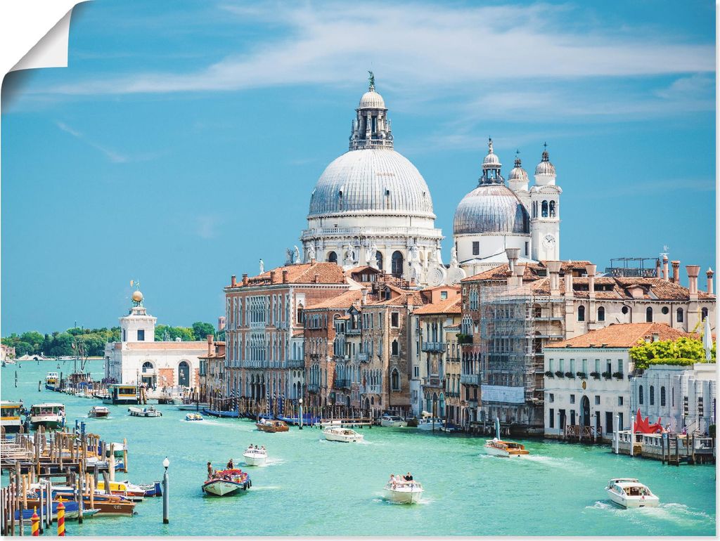 ARTland Poster Venedig Größe: 120x90 cm