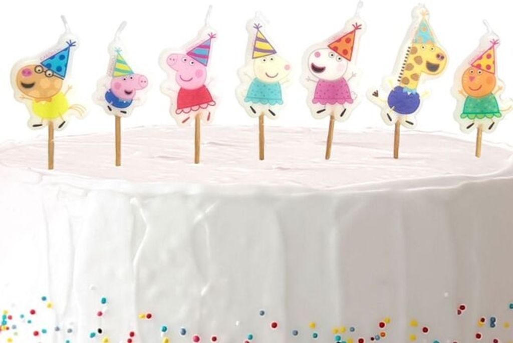 11 Mini Geburtstags Kerzen Peppa Wutz Produktbild 