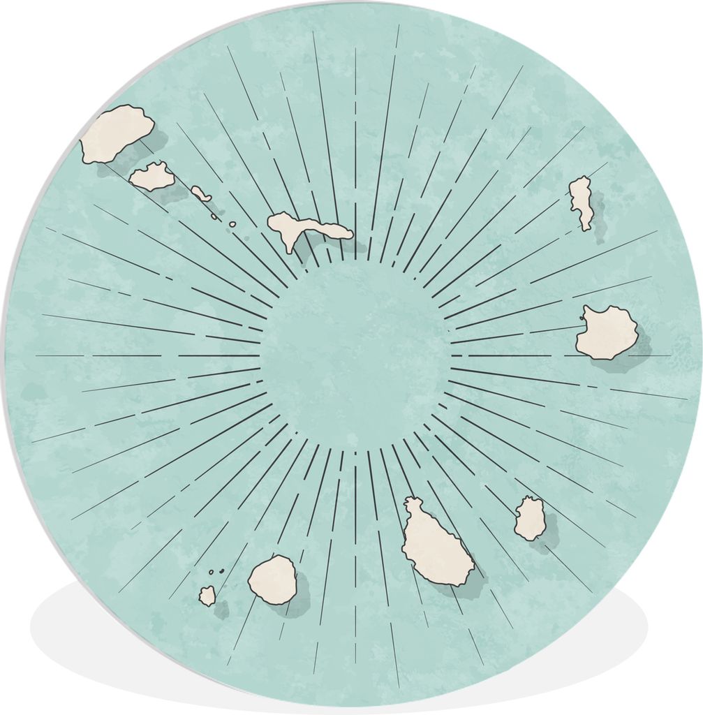 MuchoWow - Schlafzimmer - Bilder - Der Kreis - Kunst für die Wohnung - Plastik - Kunstdruck - Wandbild