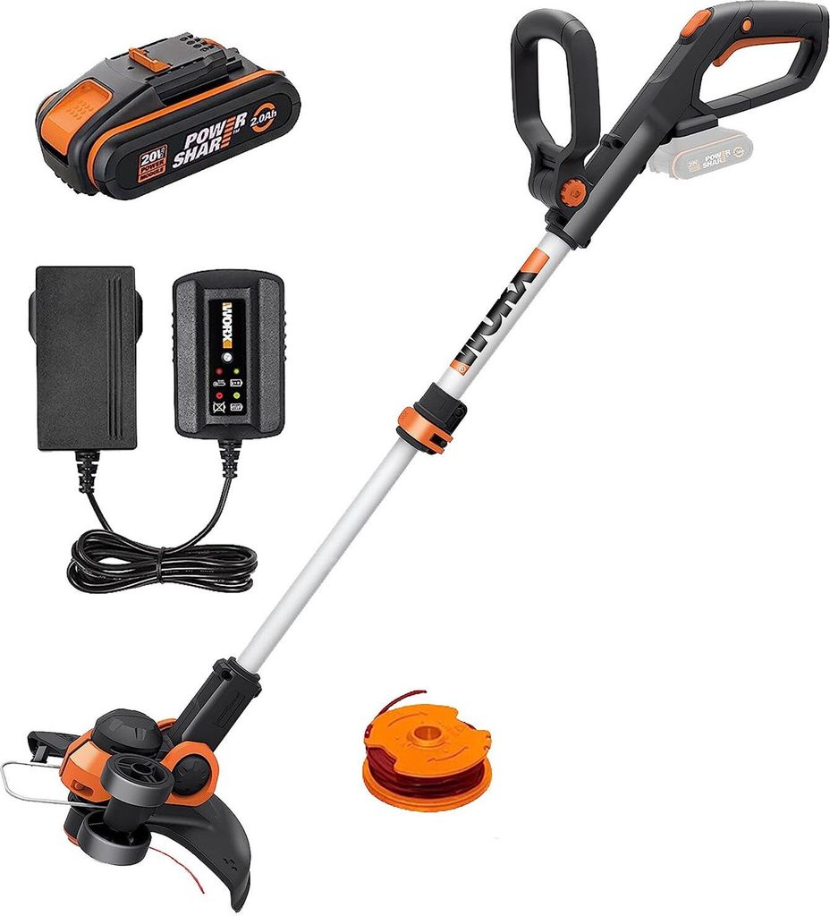 Worx Akku-Rasentrimmer-Set  20V 30cm inkl. 1 x 2Ah Akku und Produktbild 1
