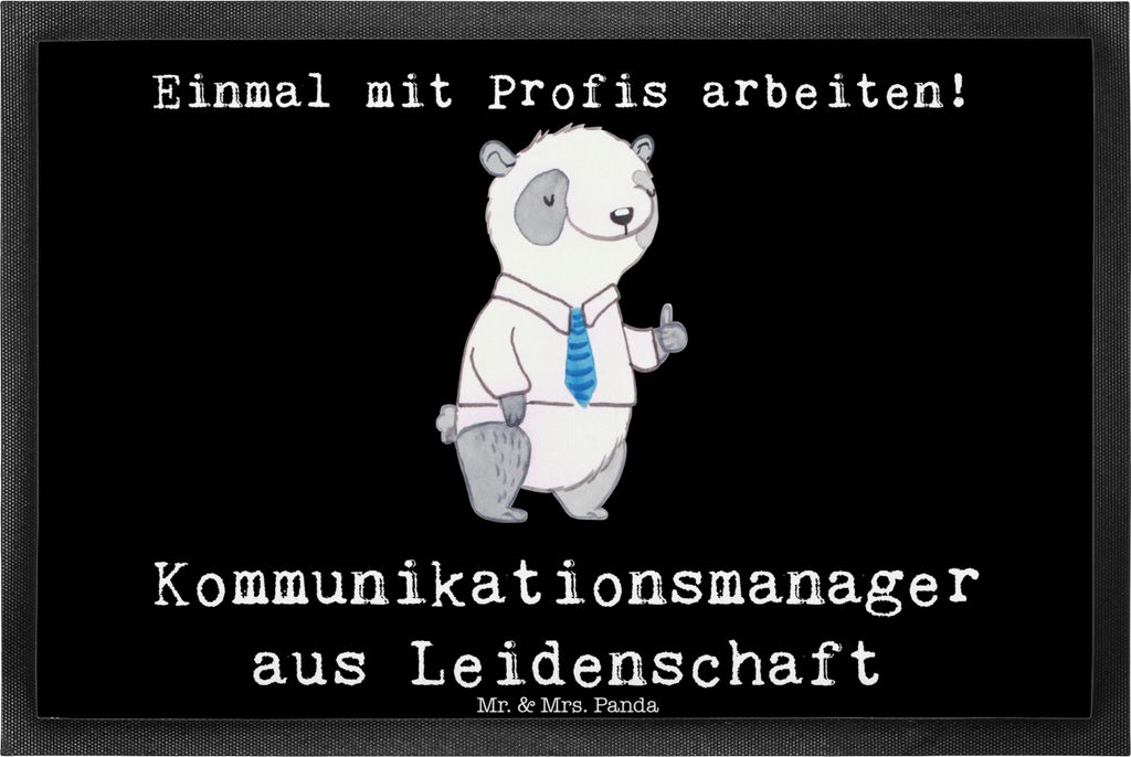 Mr. & Mrs. Panda Schmutzfangmatte Kommunikationsmanager Produktbild 